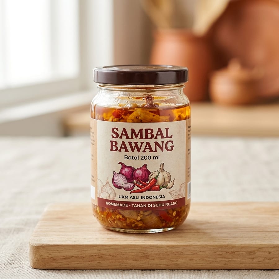 Sambal Bawang Botol 200 ml